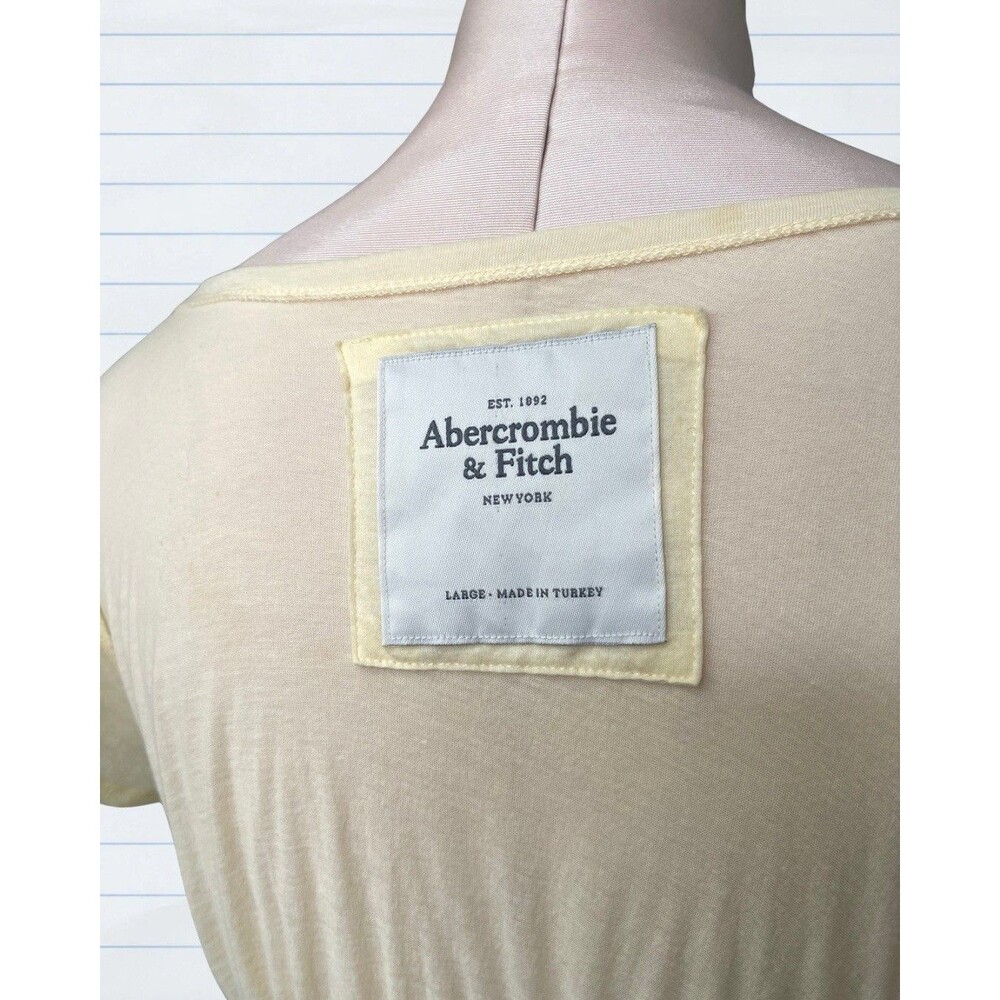 Y2K Vintage Abercrombie & Fitch Babydoll Dress Tunic Top - Picture 9 of 9
